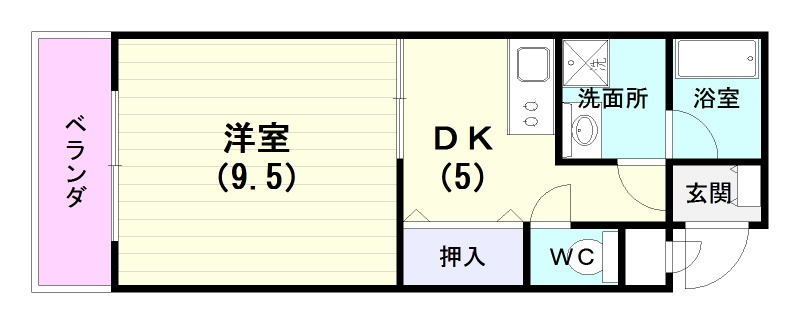ヴィラエクセル106号室