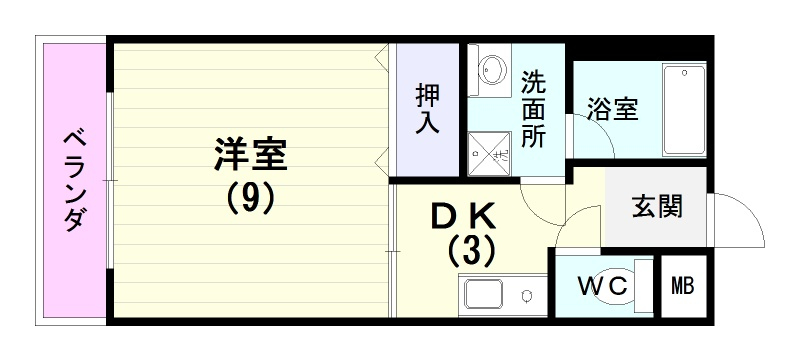 ヴィラエクセル202号室