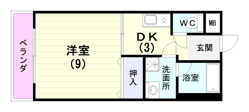 ヴィラエクセル405号室