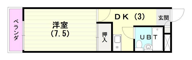 K.Kハイツ206号室
